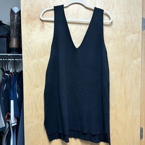 Legoe Heritage Black Tunic Size 4/Large w Zippers for Breastfeeding - Maternity